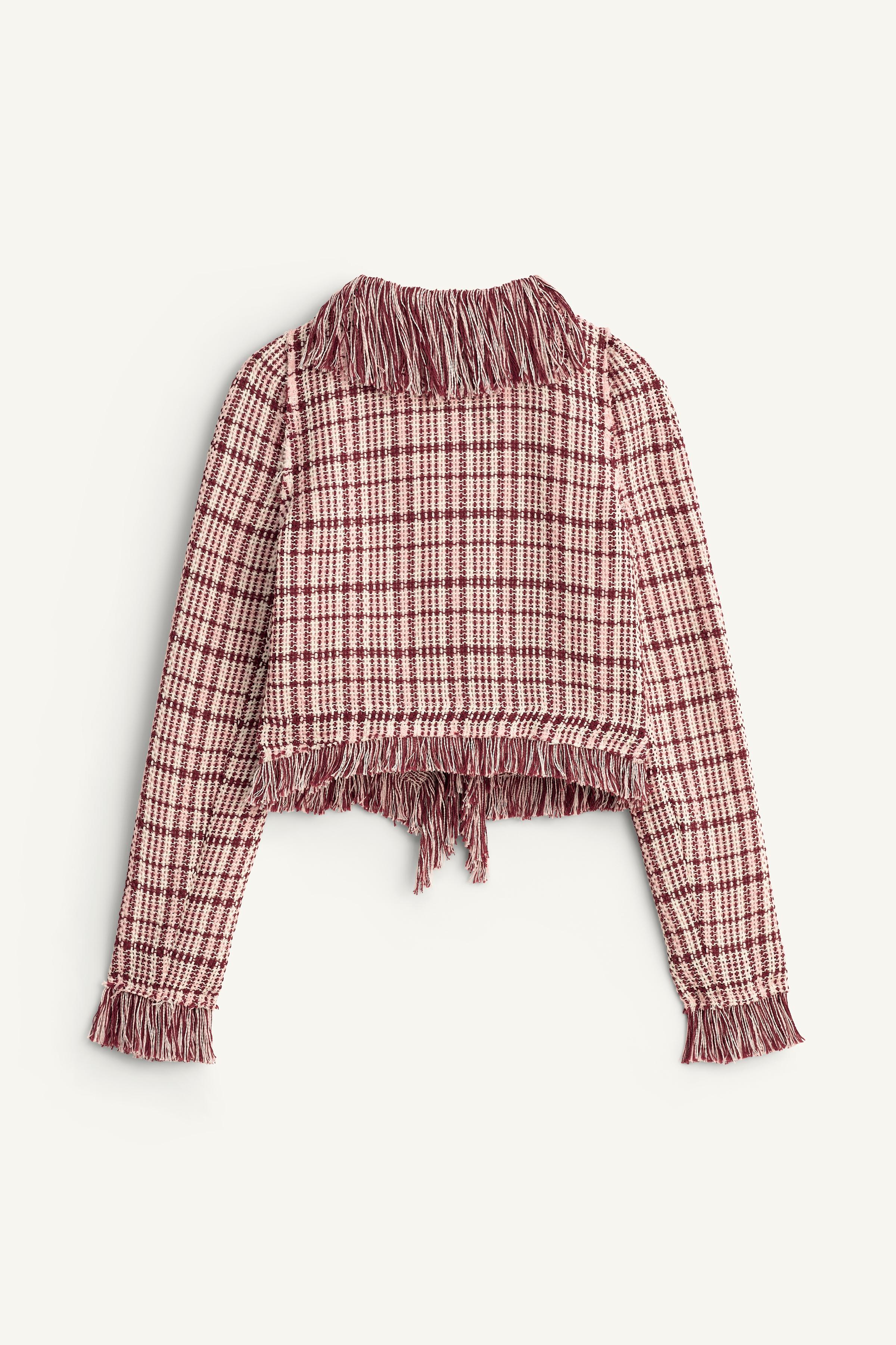 LIMITED EDITION FRINGED TEXTURED JACKET